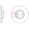Apec Brake Disc DSK2653 thumbnail