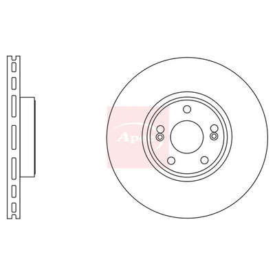 Apec Brake Disc DSK2653