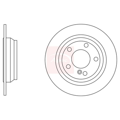 Apec Brake Disc DSK2658