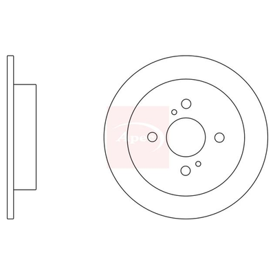 Apec Brake Disc DSK2659