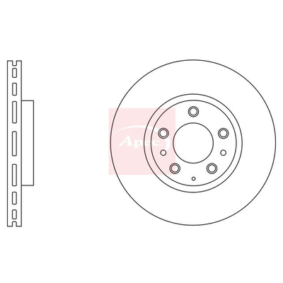Apec Brake Disc DSK2665