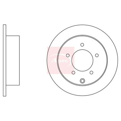 Apec Brake Disc DSK2667