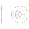 Apec Brake Disc DSK2670 thumbnail