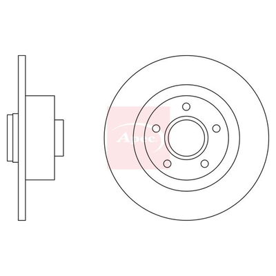 Apec Brake Disc DSK2678