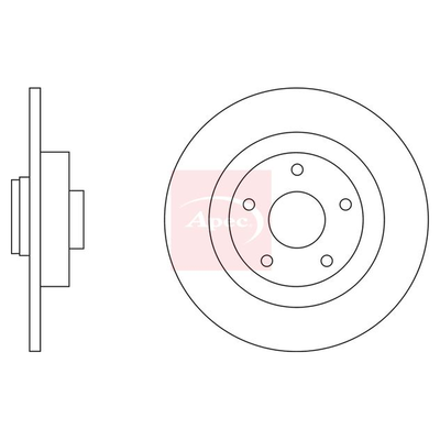 Apec Brake Disc DSK2680