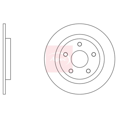 Apec Brake Disc DSK2687