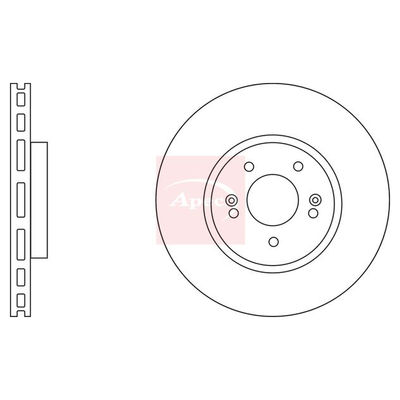 Apec Brake Disc DSK2693