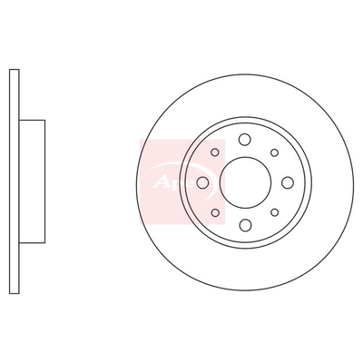 Apec Brake Disc DSK2695