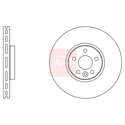 Apec Brake Disc DSK2696