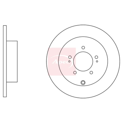 Apec Brake Disc DSK2697