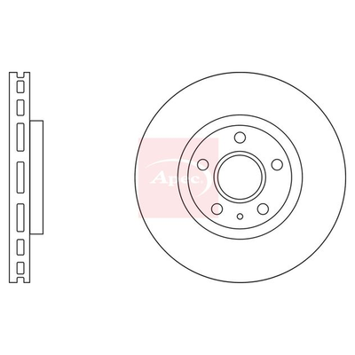Apec Brake Disc DSK2699