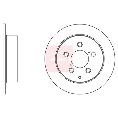 Apec Brake Disc DSK2716