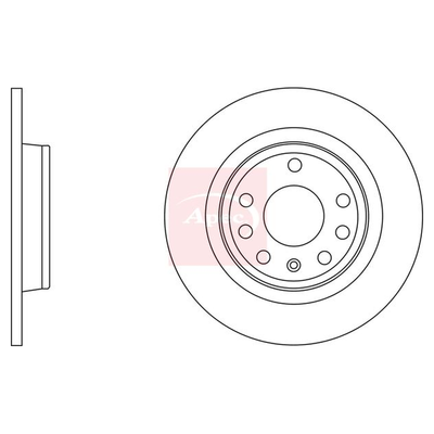 Apec Brake Disc DSK2717