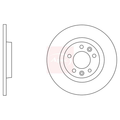 Apec Brake Disc DSK2719