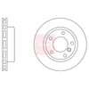 Apec Brake Disc DSK2720 thumbnail