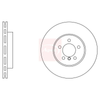 Apec Brake Disc DSK2724 thumbnail