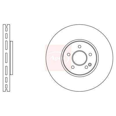 Apec Brake Disc DSK2725