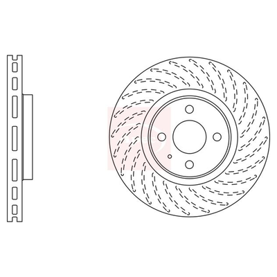 Apec Brake Disc DSK2727