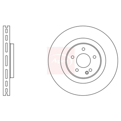 Apec Brake Disc DSK2735