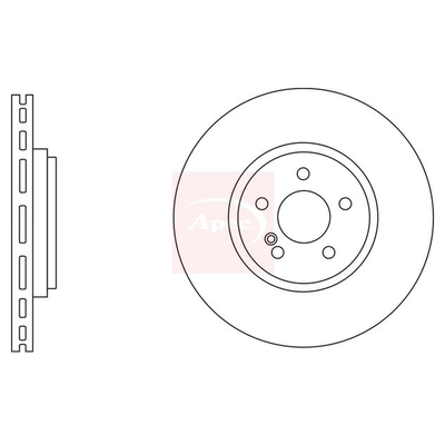Apec Brake Disc DSK2738