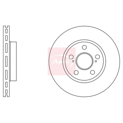 Apec Brake Disc DSK2740