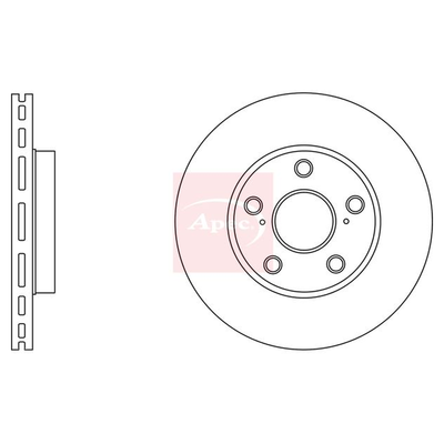 Apec Brake Disc DSK2741