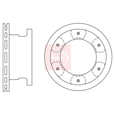 Apec Brake Disc DSK2743