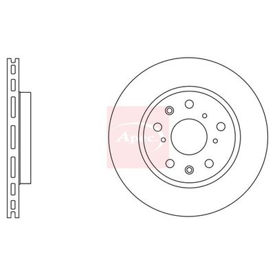 Apec Brake Disc DSK2744