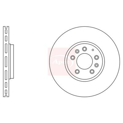 Apec Brake Disc DSK2747