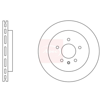 Apec Brake Disc DSK2748