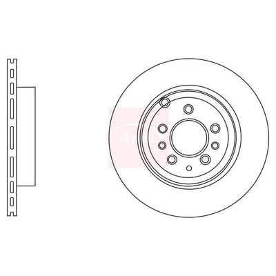 Apec Brake Disc DSK2757