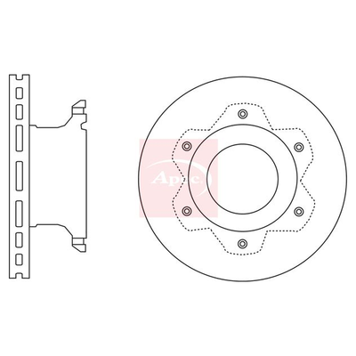 Apec Brake Disc DSK2760