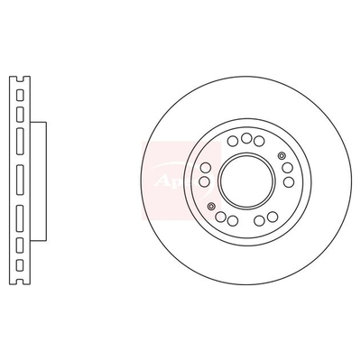 Apec Brake Disc DSK2762
