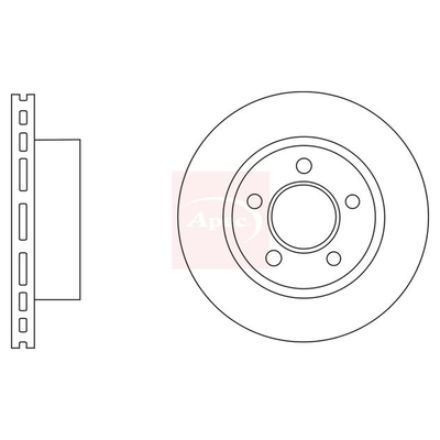 Apec Brake Disc DSK2763