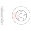 Apec Brake Disc DSK2768 thumbnail