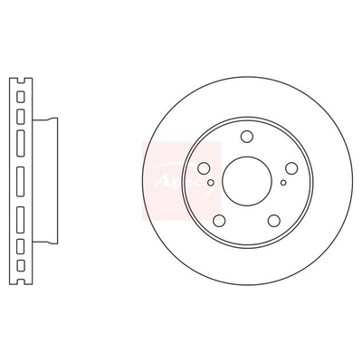 Apec Brake Disc DSK2768