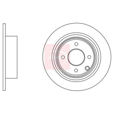 Apec Brake Disc DSK2769