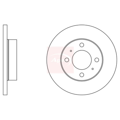 Apec Brake Disc DSK276