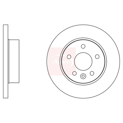 Apec Brake Disc DSK2775