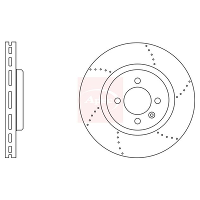Apec Brake Disc DSK2777