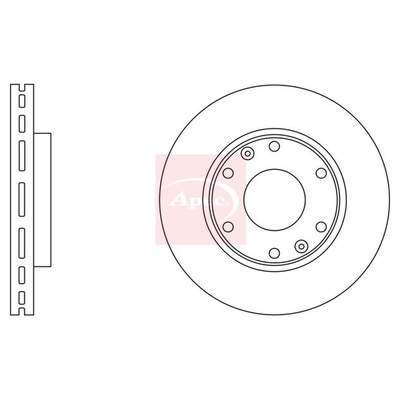 Apec Brake Disc DSK2786