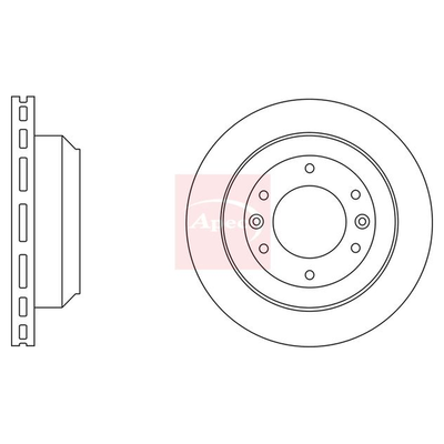 Apec Brake Disc DSK2787