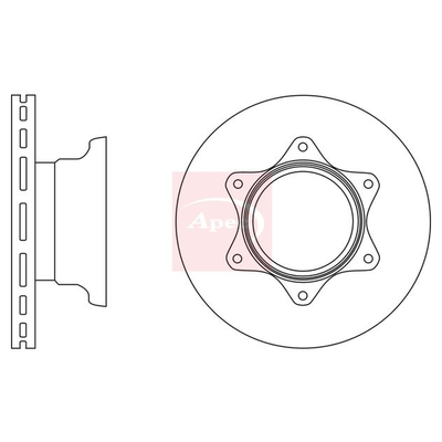 Apec Brake Disc DSK2796