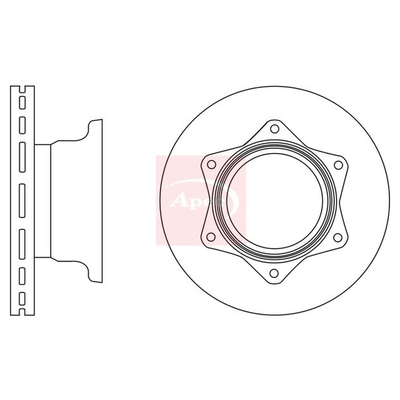 Apec Brake Disc DSK2797