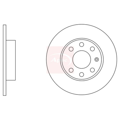 Apec Brake Disc DSK2798