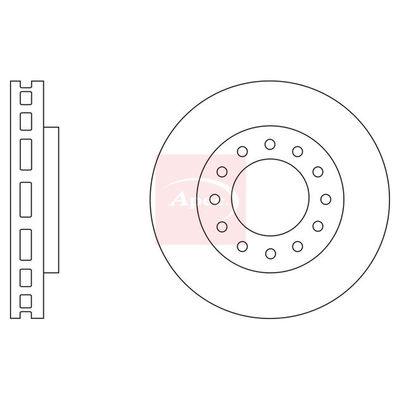 Apec Brake Disc DSK2800