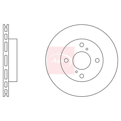 Apec Brake Disc DSK2801
