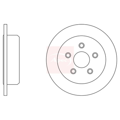 Apec Brake Disc DSK2802