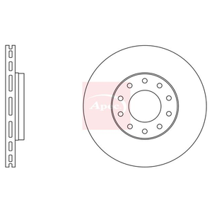 Apec Brake Disc DSK2803
