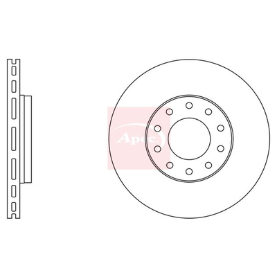 Apec Brake Disc DSK2803
